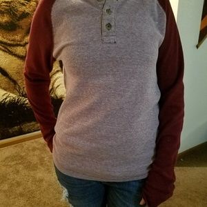 Aeropostale Long sleeve boyfriend shirt